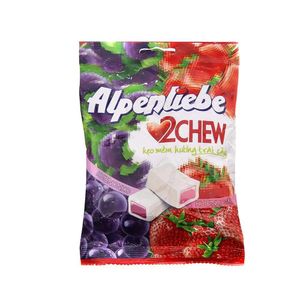Kẹo Alpenliebe 2 Chew dâu nho, 87.5/84g