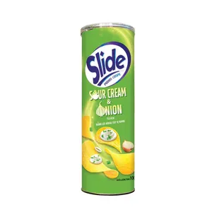 Khoai tây chiên Slide vị kem chua hành, 100g/90g