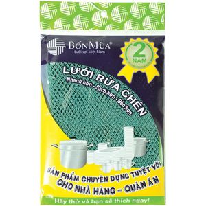 Lưới rửa chén bốn mùa 17*12cm