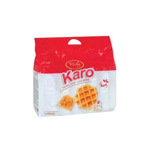 Bánh Karo Richy trứng tươi chà bông, túi 6 gói, 26g